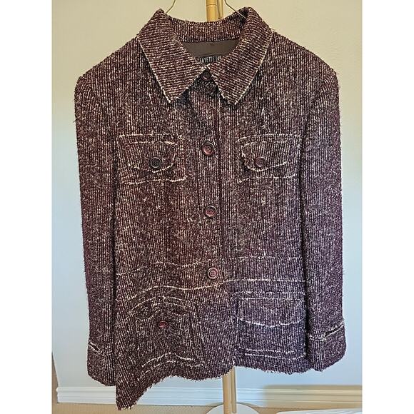 Lafayette 148 New York Alpaca Jacket Blazer Women's 10 - Picture 1 of 13